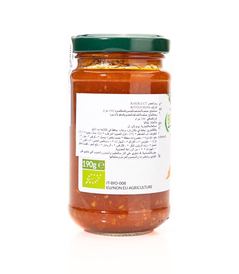 Organic Tomato Sauce with Soia 190g