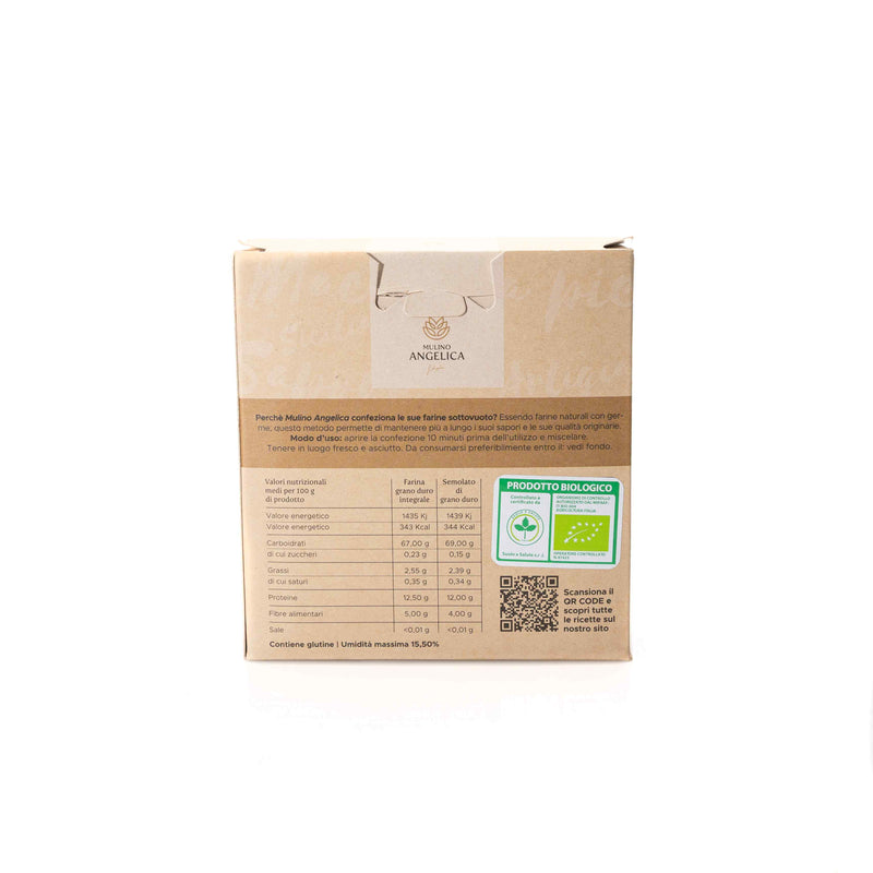 Organic Russello Semolato flour 1kg