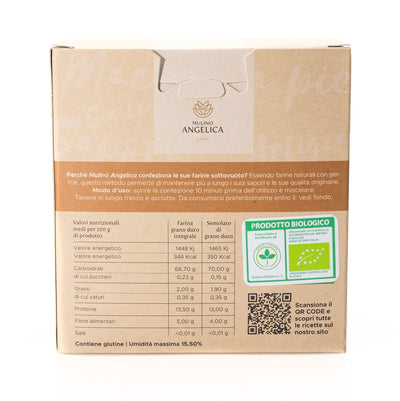 Organic Senatore Cappelli Semolato flour 1kg
