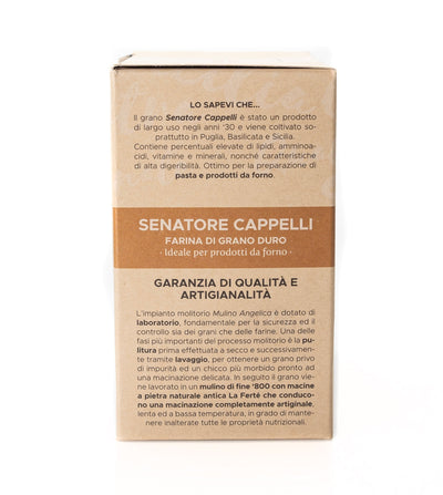 Organic Senatore Cappelli Semolato flour 1kg