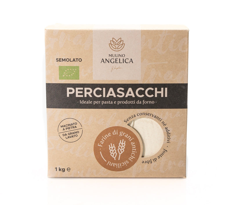 Organic Perciasacchi Semolato Flour 1kg - Mulino Angelica -