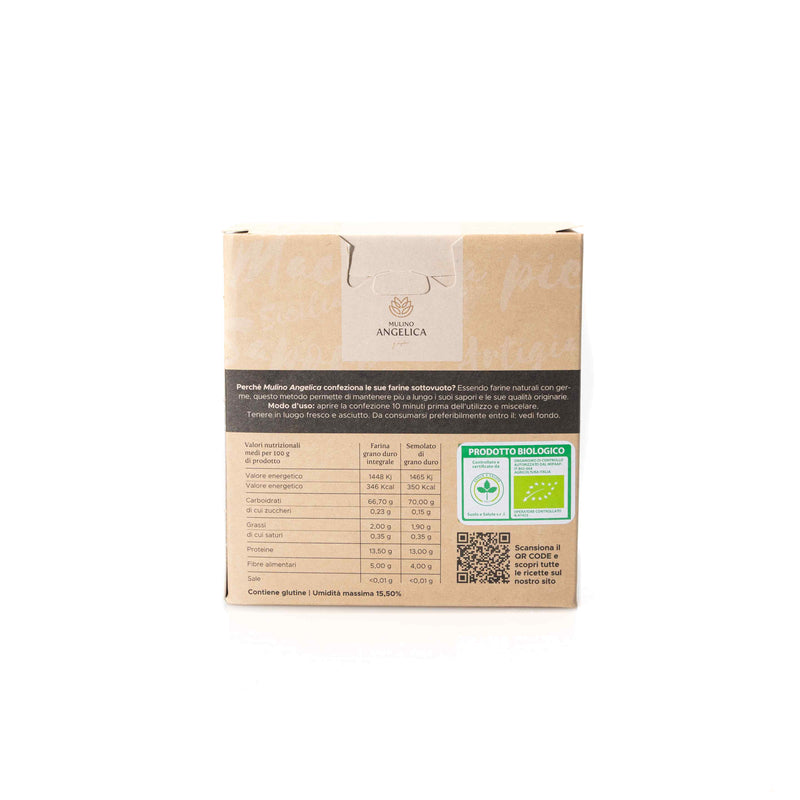 Organic Perciasacchi Semolato Flour 1kg