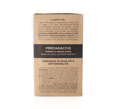 Organic Perciasacchi Semolato Flour 1kg - Mulino Angelica -