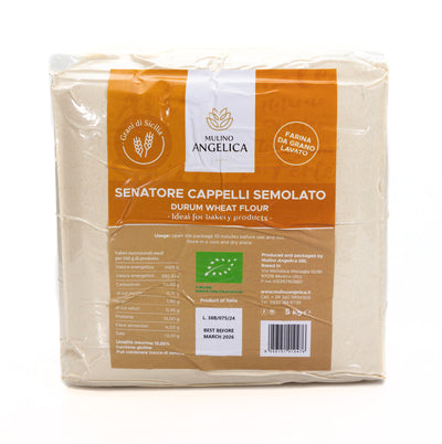 Organic Senatore Cappelli Semolato Flour 5kg