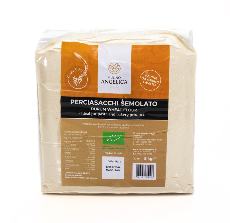 Organic Perciasacchi Semolato Flour 5kg