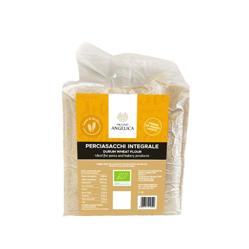 Organic Durum wheat flour - Perciasacchi Integrale 5kg