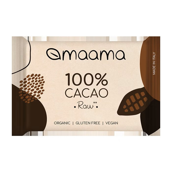 Organic 100% Cocoa Bean Paste Bar 12x30g
