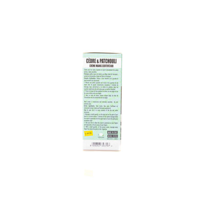 Organic Cedar & Patchouli Hand Cream 50ml