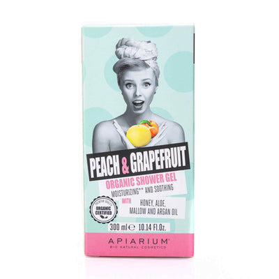 Organic Peach & Grapefruit Shower Gel 300ml