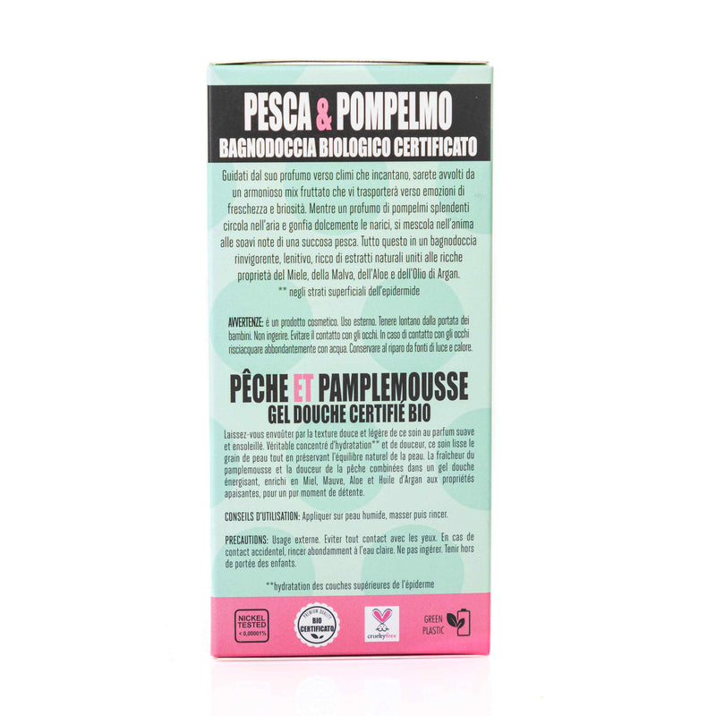 Organic Peach & Grapefruit Shower Gel 300ml