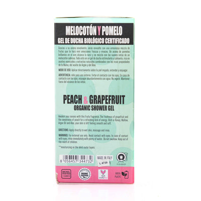 Organic Peach & Grapefruit Shower Gel 300ml