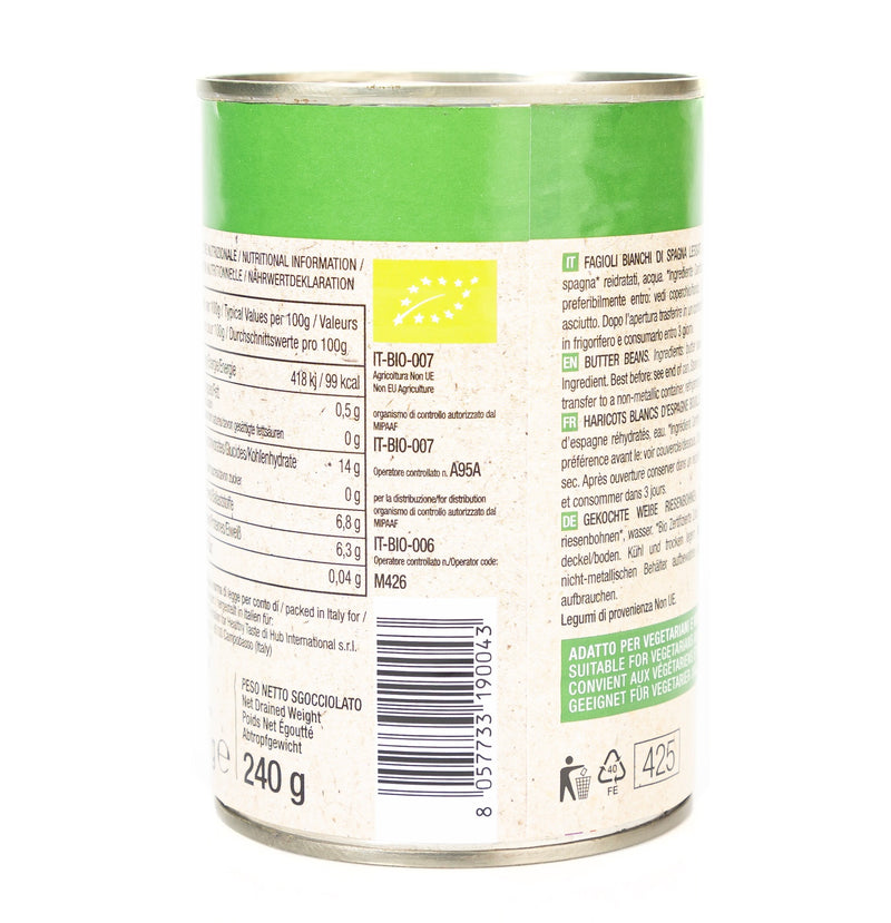 Organic Butter Beans 400g