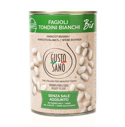 Organic Haricot Beans Tin 400g
