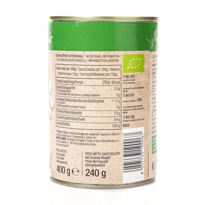 Organic Haricot Beans Tin 400g