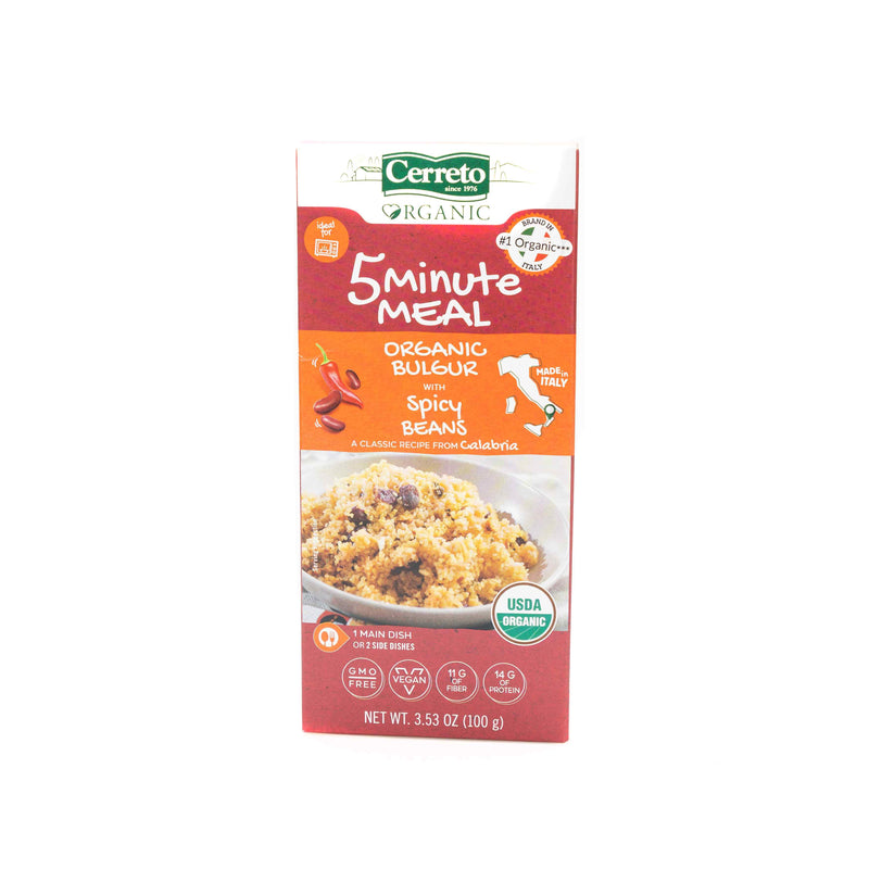 Organic Bulgur with Spicy Beans 100g