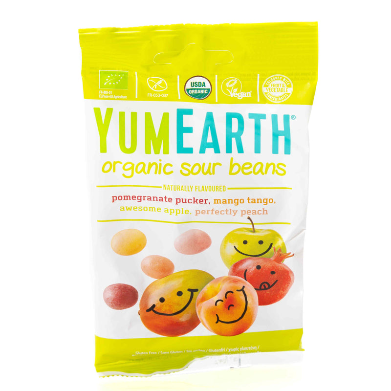 Yum Earth Organic Sour Beans 50g