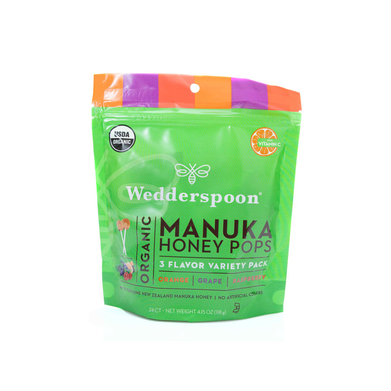 Organic Manuka Honey Pops - Variety Pack 118g