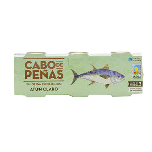 Organic Light Meat Tuna In Extra Virgin Olive Oil 70g front side