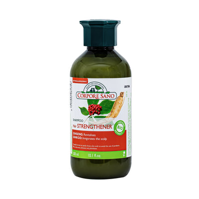 Organic Hair Strengthener Shampoo with Cinchona & Wheat extracts 300ml image 1