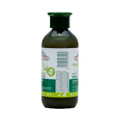 Organic Shampoo Greasy Hair Green Tea 300ml image 1