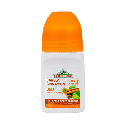 Organic Canela Cinnamon Roll-On Deodorant 75 ml image 1