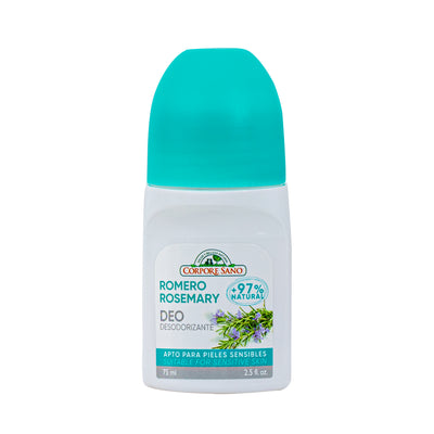 Organic Deo Rollon With Romero Rosemary 75ml image 1
