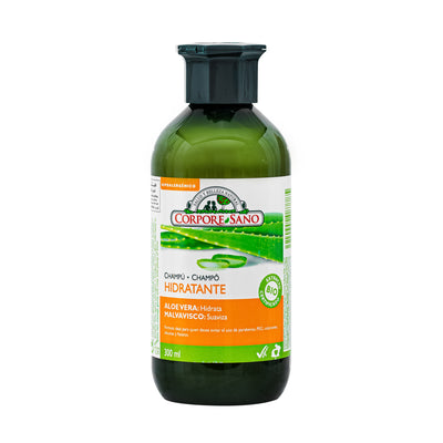 Organic Shampoo Moisturising Aloevera 300ml image 1