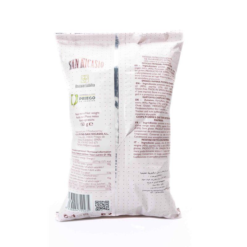 Organic Potato Chips Smoked Paprika 150Gm