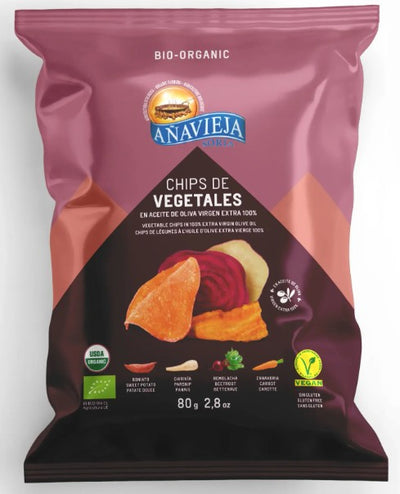 Organic Vegetable chips 80g - ANAVIEJA -