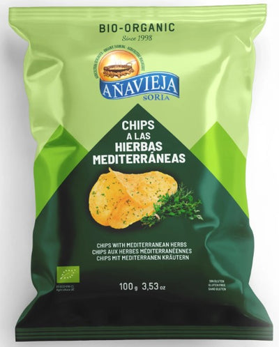 Organic Potato Chips Provence Herbs 100g - ANAVIEJA -