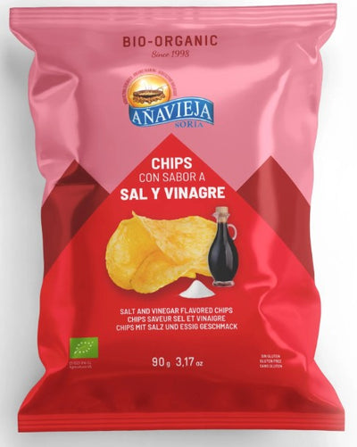 Organic Potato Chips Salt And Vinegar 90g - ANAVIEJA -