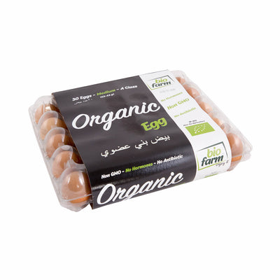 Organic Brown 30 Eggs Tray
