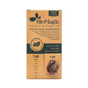 Organic Hair Color Cream 7/00 Blonde 60ml image 1