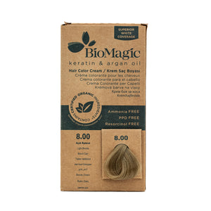 Organic Hair Color Cream 8.00 Light Blonde image 1