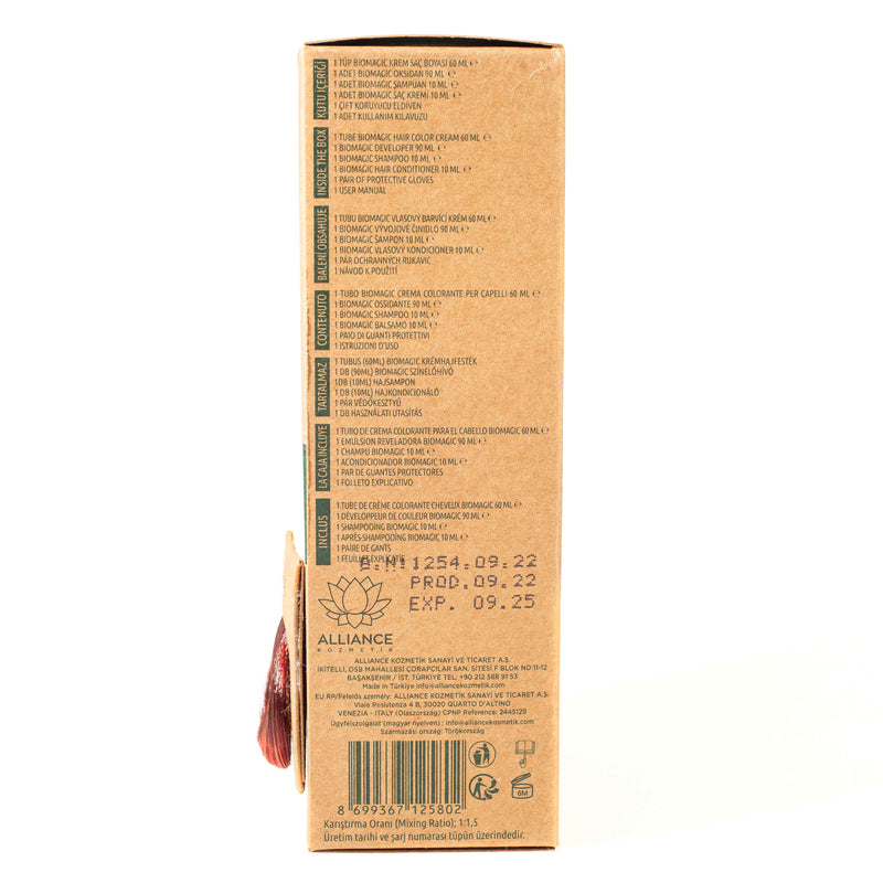 Organic Hair Color Cream 4/58 Red Violet 60ml