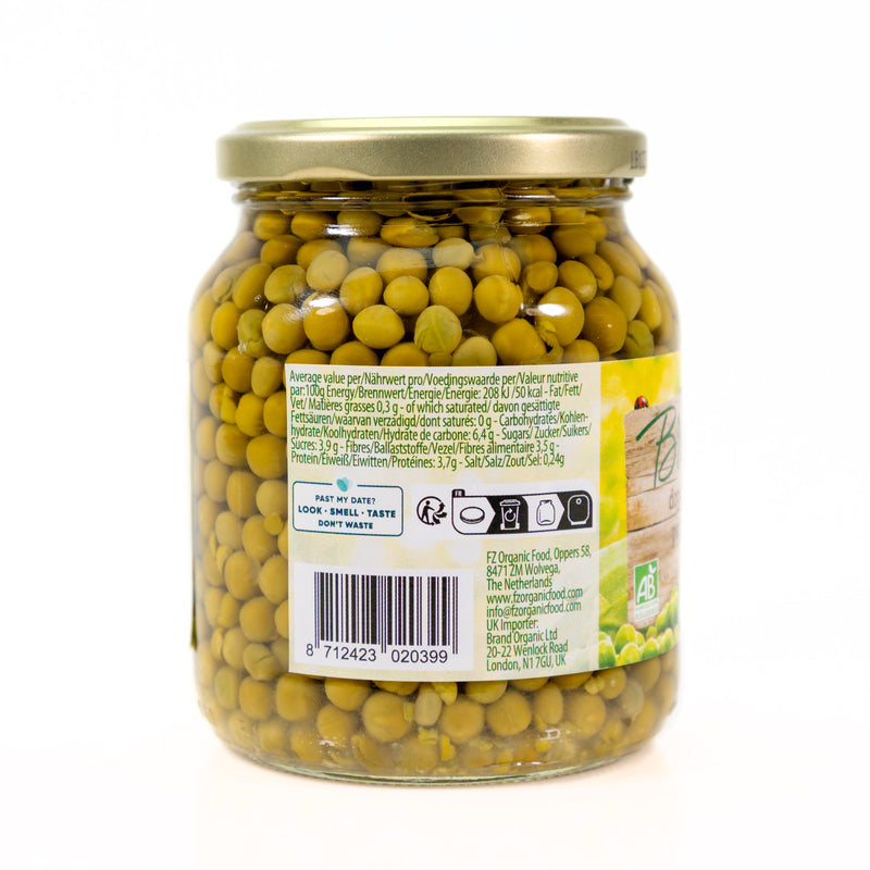 Organic Garden peas 340g
