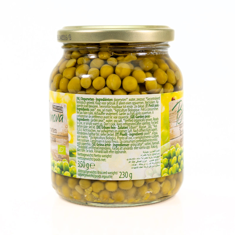 Organic Garden peas 340g