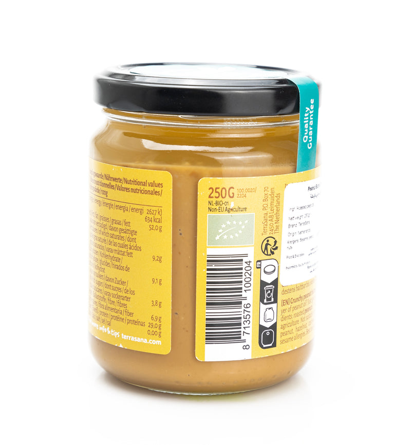 Organic Peanut Butter Crunchy 250G