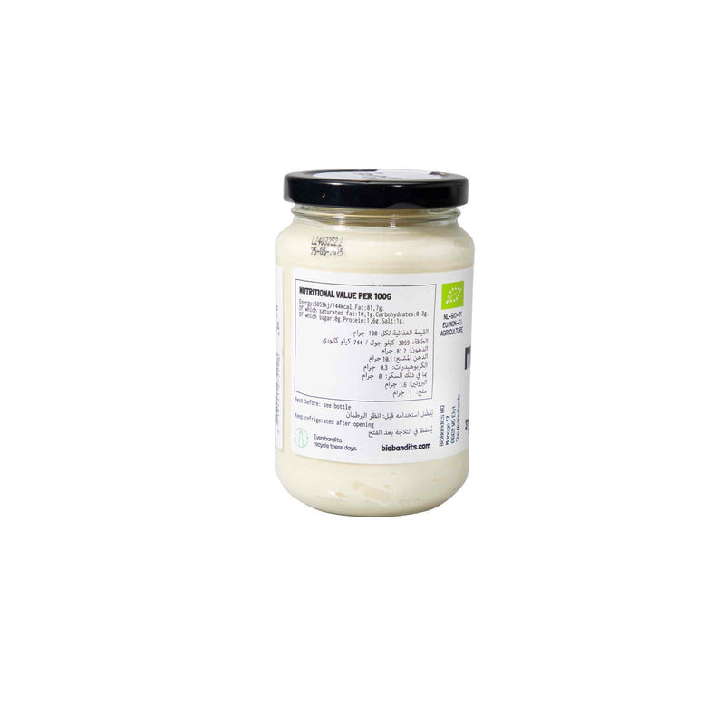 Organic Sugar Free Mayonnaise, 370ml