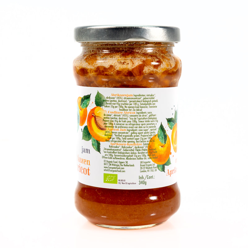 Organic Apricot Jam 340g