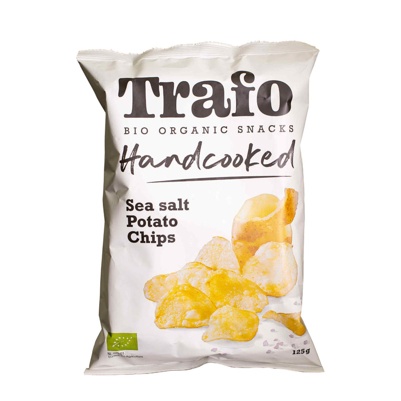 Organic Handcooked Crisps Sea Salt 125g