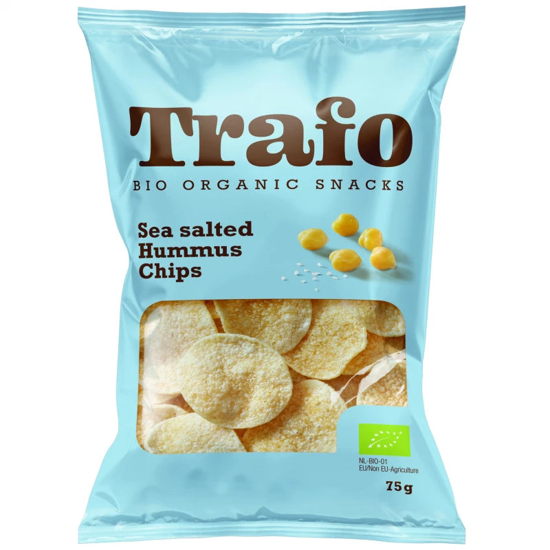 Organic Hummus Crisps Seasalt 75g