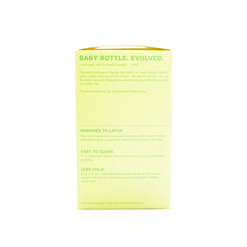 Natural Baby Bottle green 150ml (Double)
