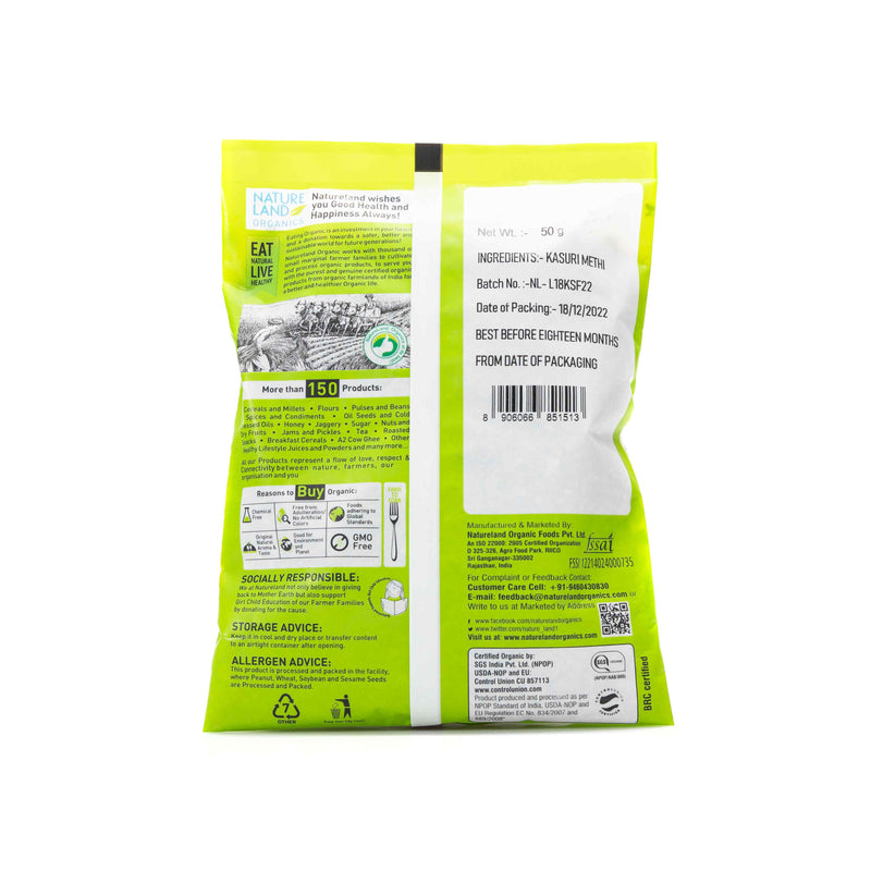 Organic Kasuri Methi 50g