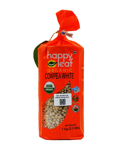 Organic Cowpea White Whole (Lobia) 1 Kg