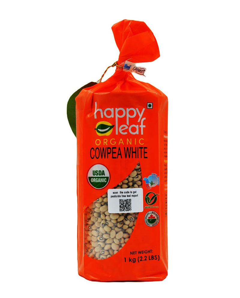Organic Cowpea White Whole (Lobia) 1 Kg