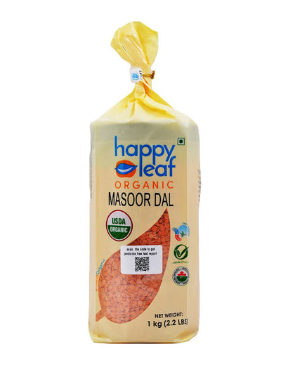 Organic Red Lentils (Masoor Dal) 1 Kg