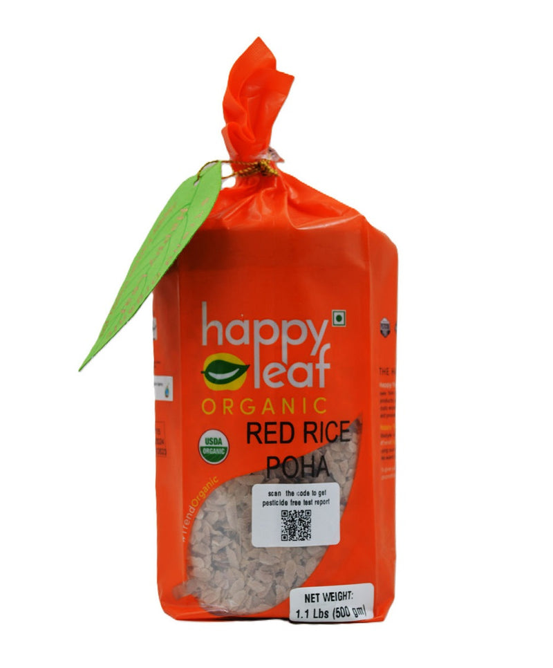 Organic Red Rice Poha 500g