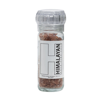 Organic Pink Rock Salt Glass Bottle 100g image1