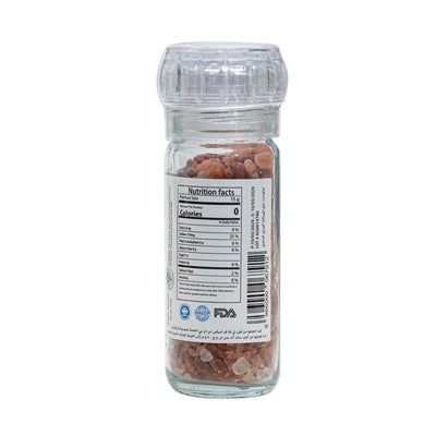 Organic Pink Rock Salt Glass Bottle 100g image1